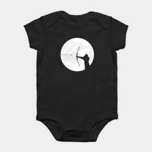 Archer Silhouette in Full Moon Baby Bodysuit